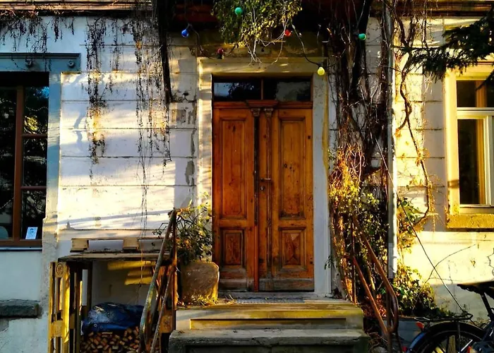 Dresden In Schoener Atelierwohnung Mit Garten Und Werkstattsauna